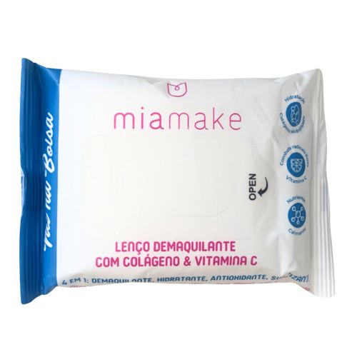 Lenço Demaquilante Vai na Bolsa Mia Make 464