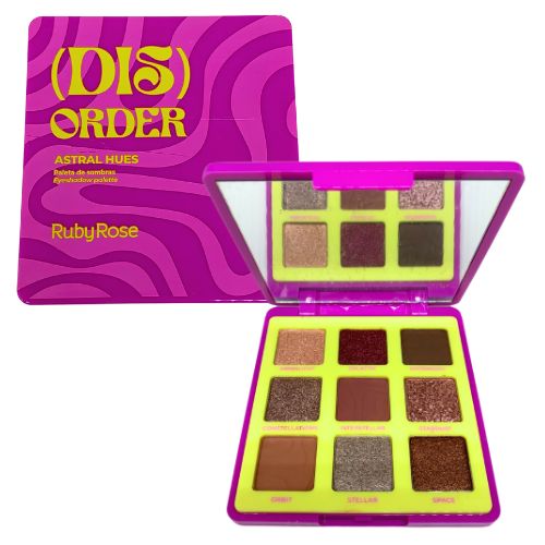 Paleta de Sombras (Dis) Order Astral Hues Ruby Rose HB-F2600