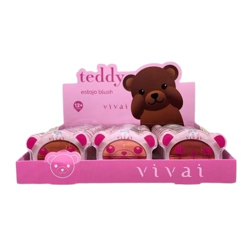 Paleta de Blush Teddy Vivai 4076.1.1 - Box c/ 24 unid