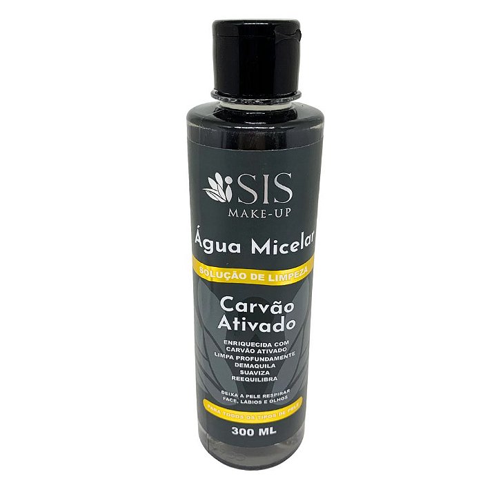 Água Micelar Carvão Ativado Isis Make-Up IS057