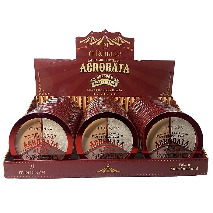 Paleta Multifuncional Acrobata 552 Mia Make - Box c/ 24 unid