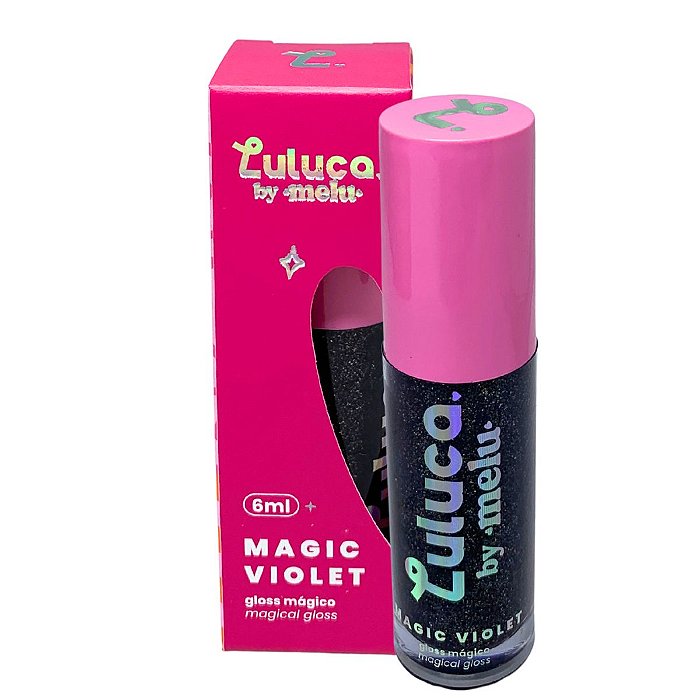 Gloss Mágico Magic Violet Luluca Melu RR-L6410