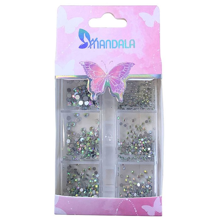 Strass de Decoração para Unhas Mandala MM5010 / MM5011