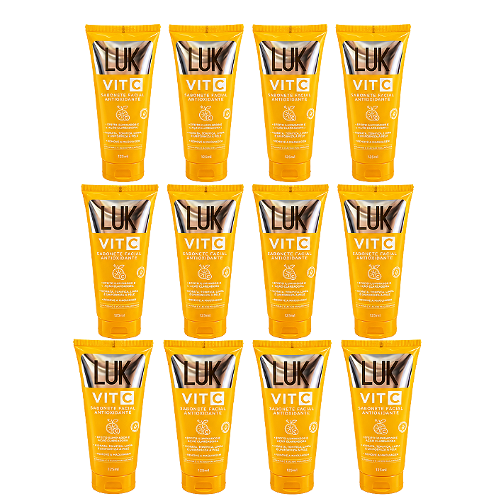Sabonete Facil Vitamina C Luk - Kit c/ 12unid