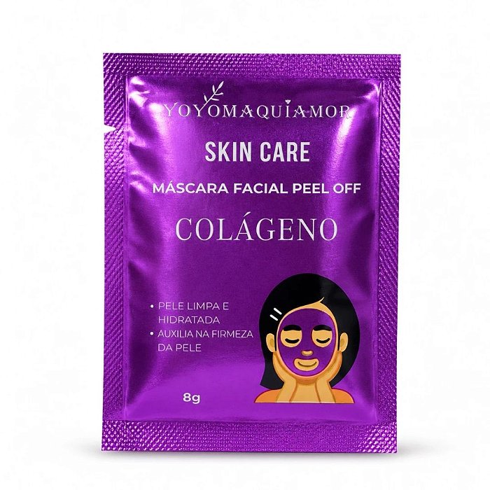 Máscara Facial Sachê Pell OFF Colágeno Yoyo maquiamor