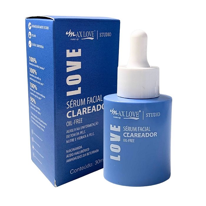 Sérum Facial Clareador Oil-Free Max Love