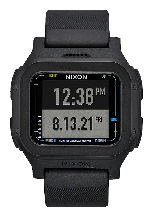 Relógio Nixon Regulus SS em Aço Inoxidável Preto - Magica Sports