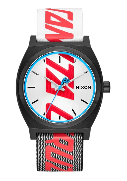 Relógio Nixon X Santa Cruz Skateboard Time Teller Preto Jason