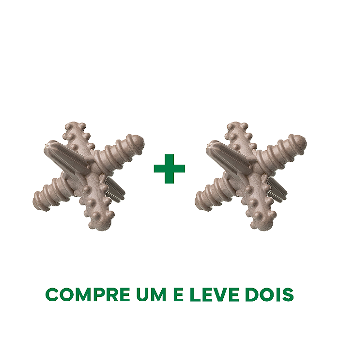 ASTERISCO PEQUENO LARANJA - MORDIDA MODERADA