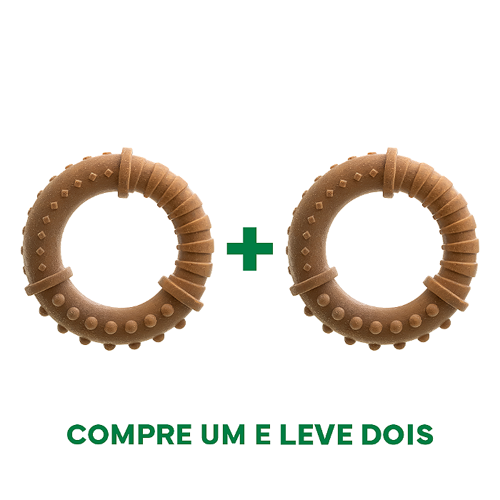 Argola Grande Madeira - Mordida Extra Forte Pague 1 Leve 2