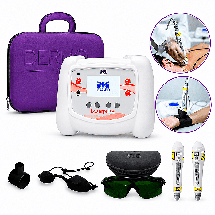 Laserpulse + Probe P3 660nm + P5 904 nm + Bolsa de Transporte - Ibramed