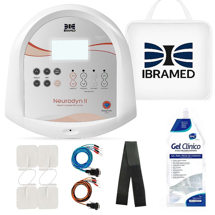 Neurodyn II 4 Canais Aparelho Tens Fes e Russa - Ibramed