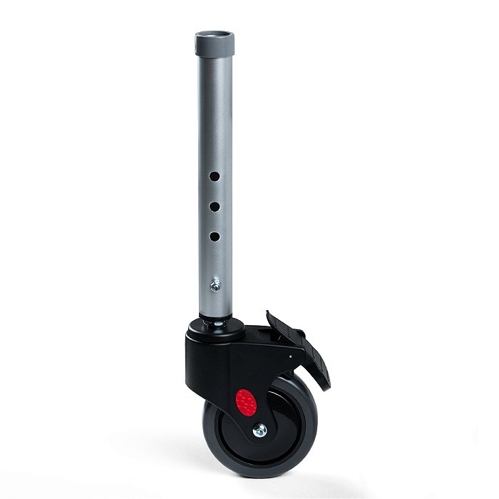Roda Traseira Com Tubo Para Cadeira De Banho 100KG SC100A - Hidrolight