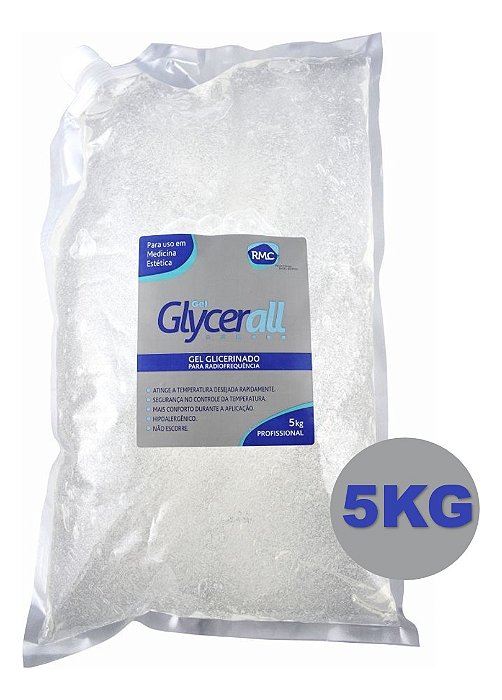 Gel Glycerall RF Neutro Para Radiofrequência BAG 5Kg - RMC