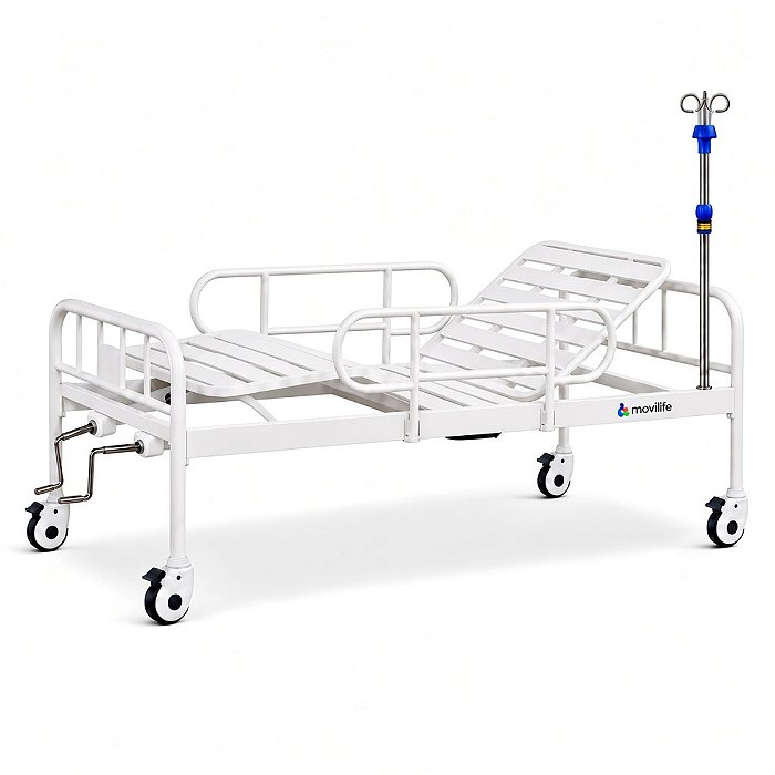 Cama Hospitalar 02 Manivelas Standard Até 180 Kg - Movilife