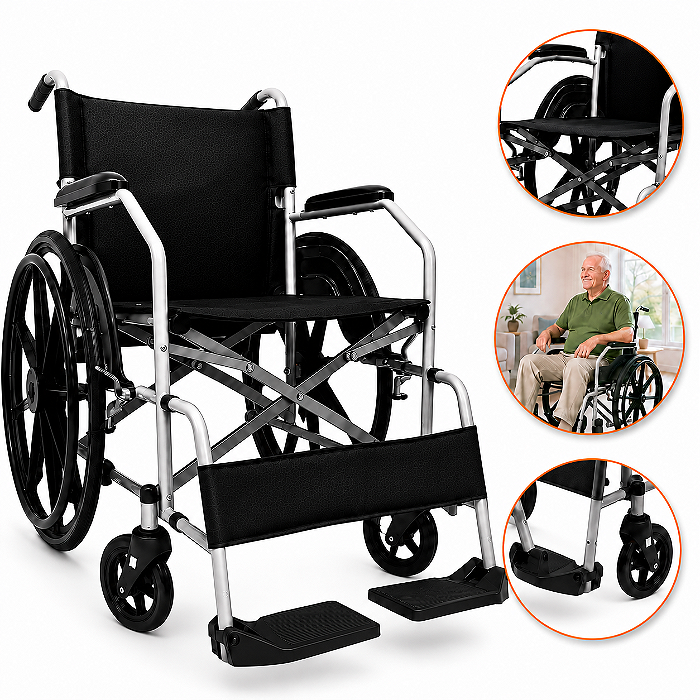 Cadeira De Rodas D100 Pop Dellamed - Outlet