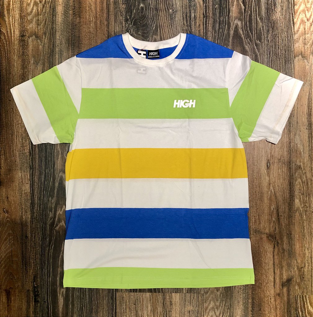 Camiseta High Company Kidz white/Green - So High Skate & Urban Shop