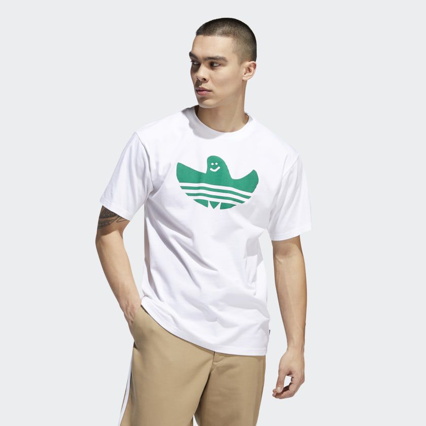 Camiseta Adidas Shmoo Fill White / Bold Green - So High Skate & Urban Shop