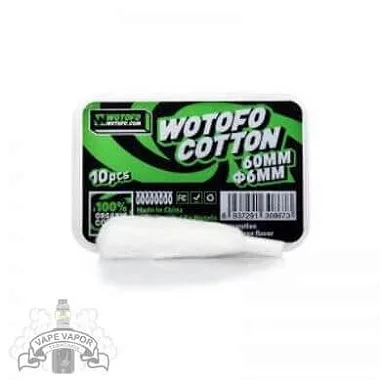 Algodão XFiber Cotton Organic - Wotofo; vapevaportabacaria.com