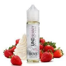 Uni cherry BLVK sabor creme com morango freebase; vapevaportabacaria.com
