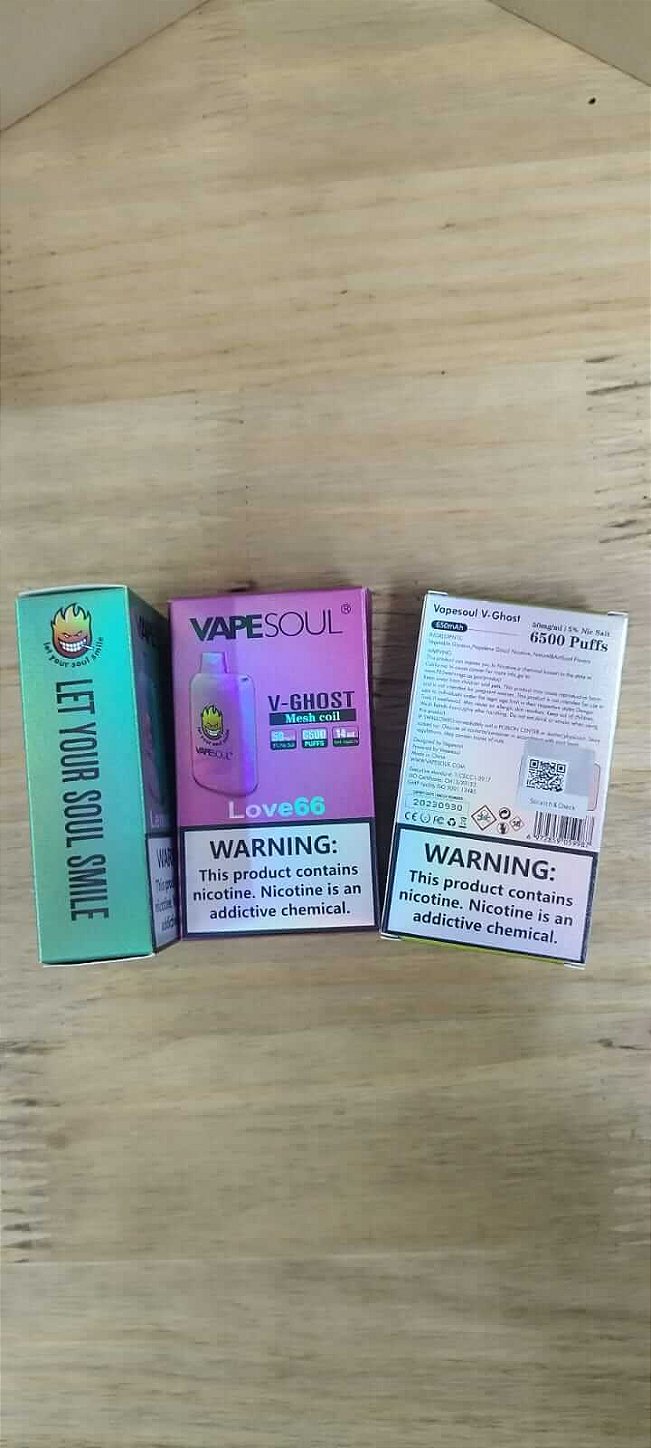 V-ghost Vapesoul vários sabores a vend ana loja vapevpaortabacaria.com