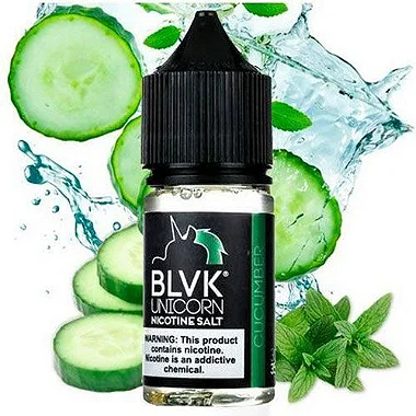 Blvk tipo nicsalt sabor pepino com menthol; vapevaportabacaria.com