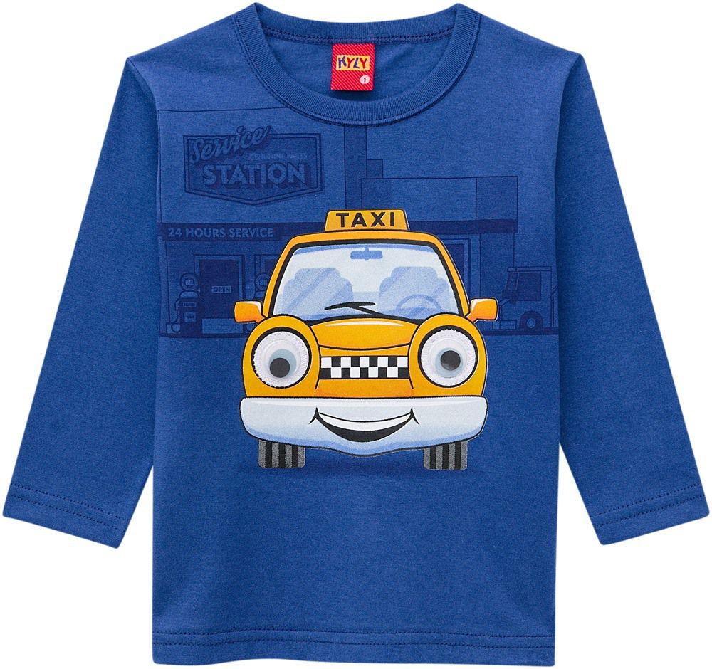 blusa manga longa infantil kyly