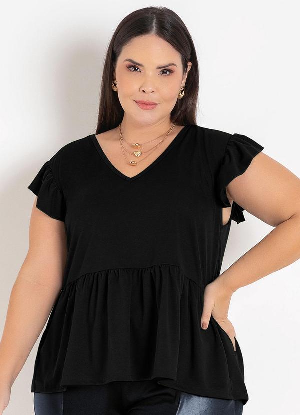 Kit 2 Blusas Femininas Soltinhas Modelo Peplum Plus Size - Moda Plus Size  Feminina Até Tamanho 60. Compre com Frete Grátis.