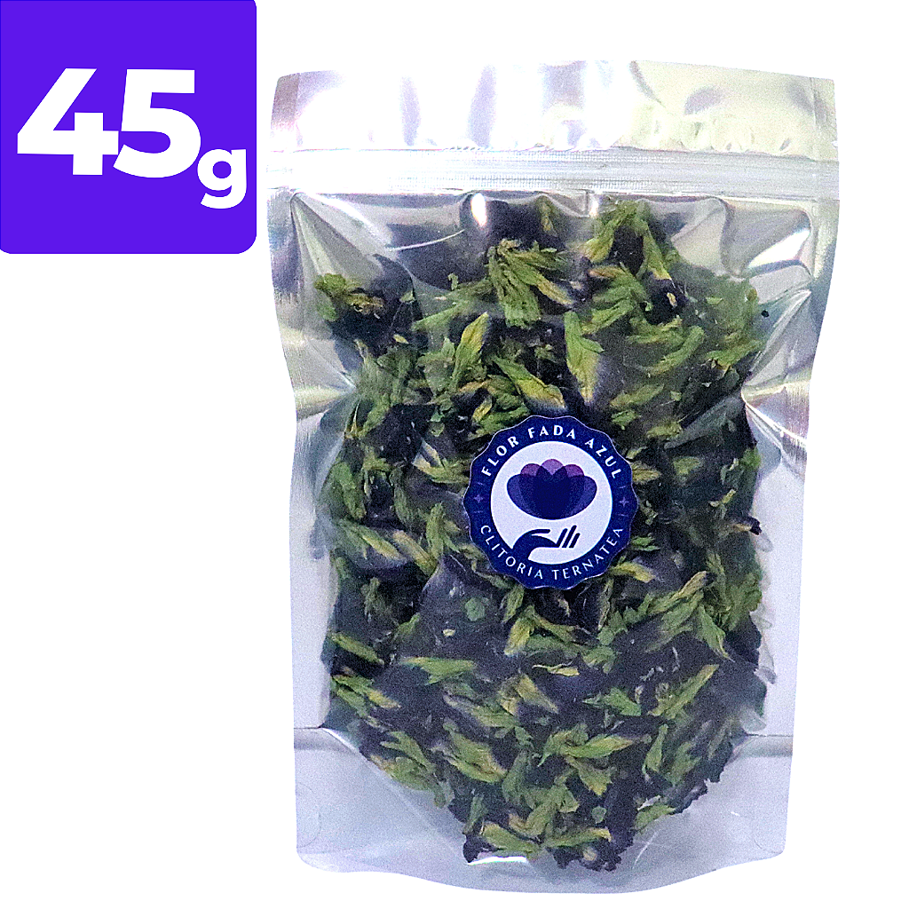 Flor Fada Azul 45g Ch Azul de Clitoria ternatea fada azul