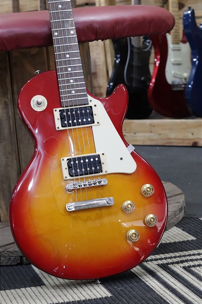 Guitarra Epiphone Les Paul LP 100 Sunburst - USADO - Rota Musical