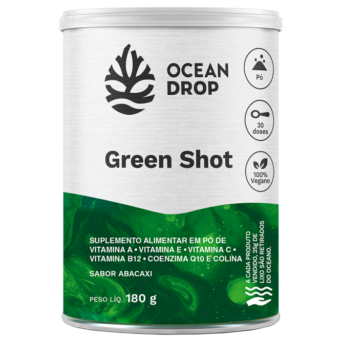 Green Shot - 180g - Ocean Drop - Pote - Origem Ox