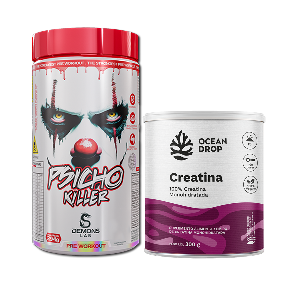 COMBO Psicho Killer 294g - Demons Lab - Pote + Creatina