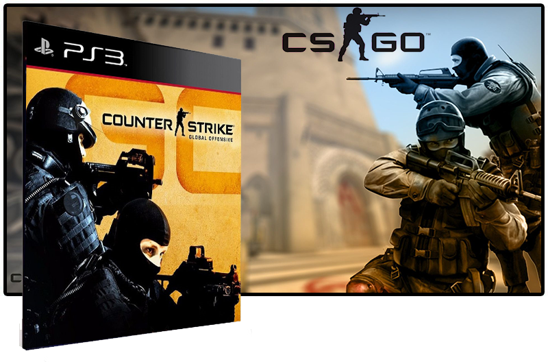 é MUITO diferente joguei CS:GO no PS3, a versão perdida do CS pra  CONSOLE 