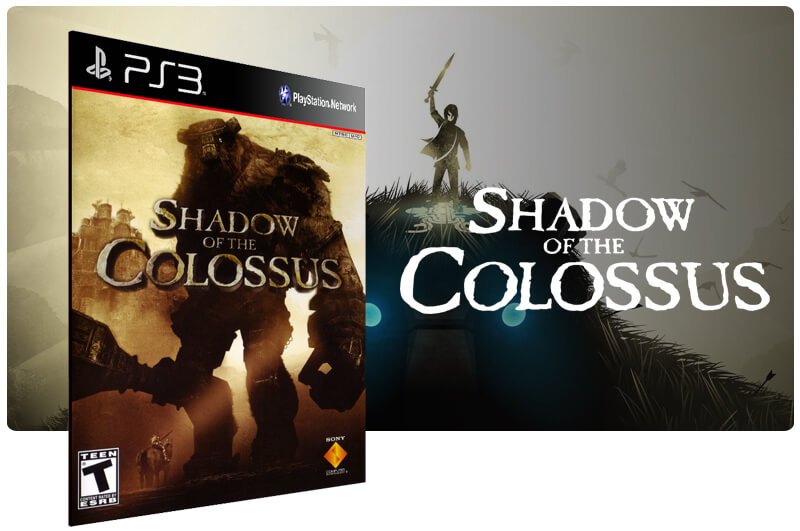 shadow of colossus hd para ps3 em mídia digital