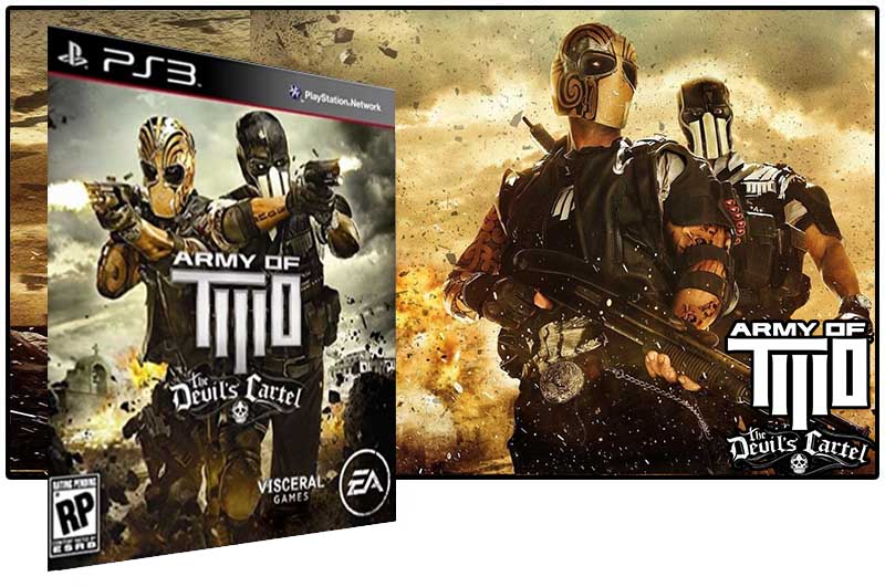 Army of TWO The Devil's Cartel Jogos Ps3 PSN Digital Playstation 3