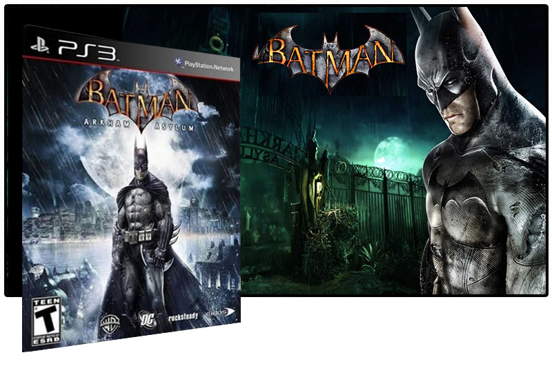 Combo Batman Arkham Asylum mais Arkham City - Jogo de Ps3 - Mídia Física