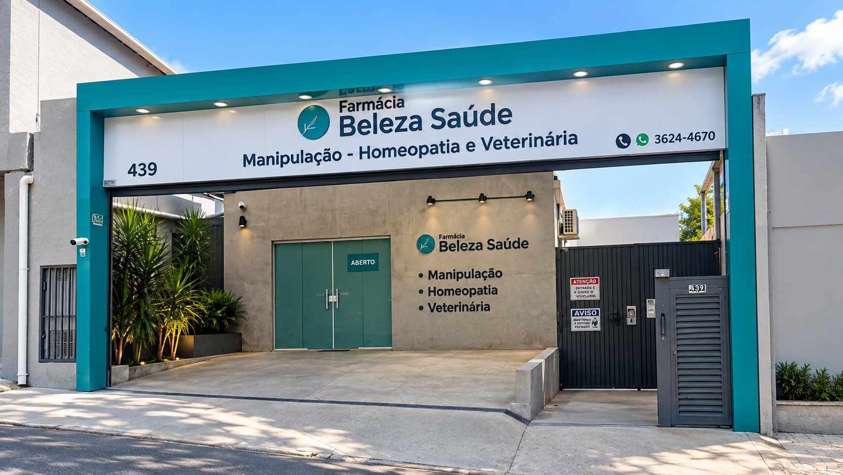 Fachada da Beleza Saúde Farmácia de Manipulação – Unidade Jabaquara, São Paulo