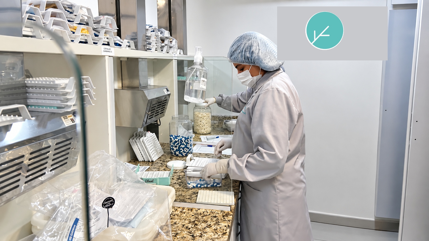 Rotina de manipulação na Beleza Saúde, realizada sob responsabilidade farmacêutica e conforme os requisitos técnicos aplicáveis.
