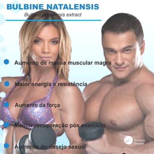 Bulbine Natalensis 250mg : Aumento de Massa Muscular Magra, Maior Energia e  Resistência - Beleza Saúde Farmácia de Manipulação e Homeopatia