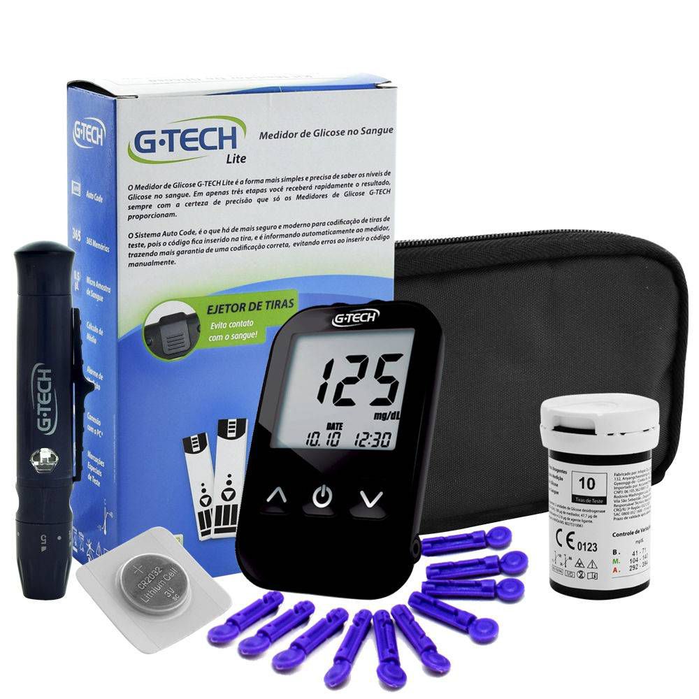 Aparelho medidor de glicose g tech free