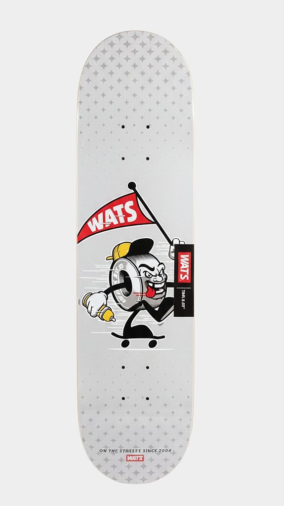 Shape 8.0 Wats Skateart - Bamboo Shop Original Style