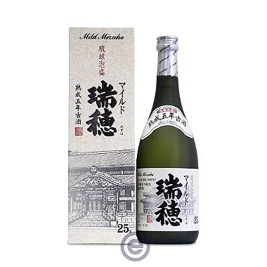 Awamori Ryukyu Mild Mizuho (envelhecido por 5 anos) 5-25 720ml CI