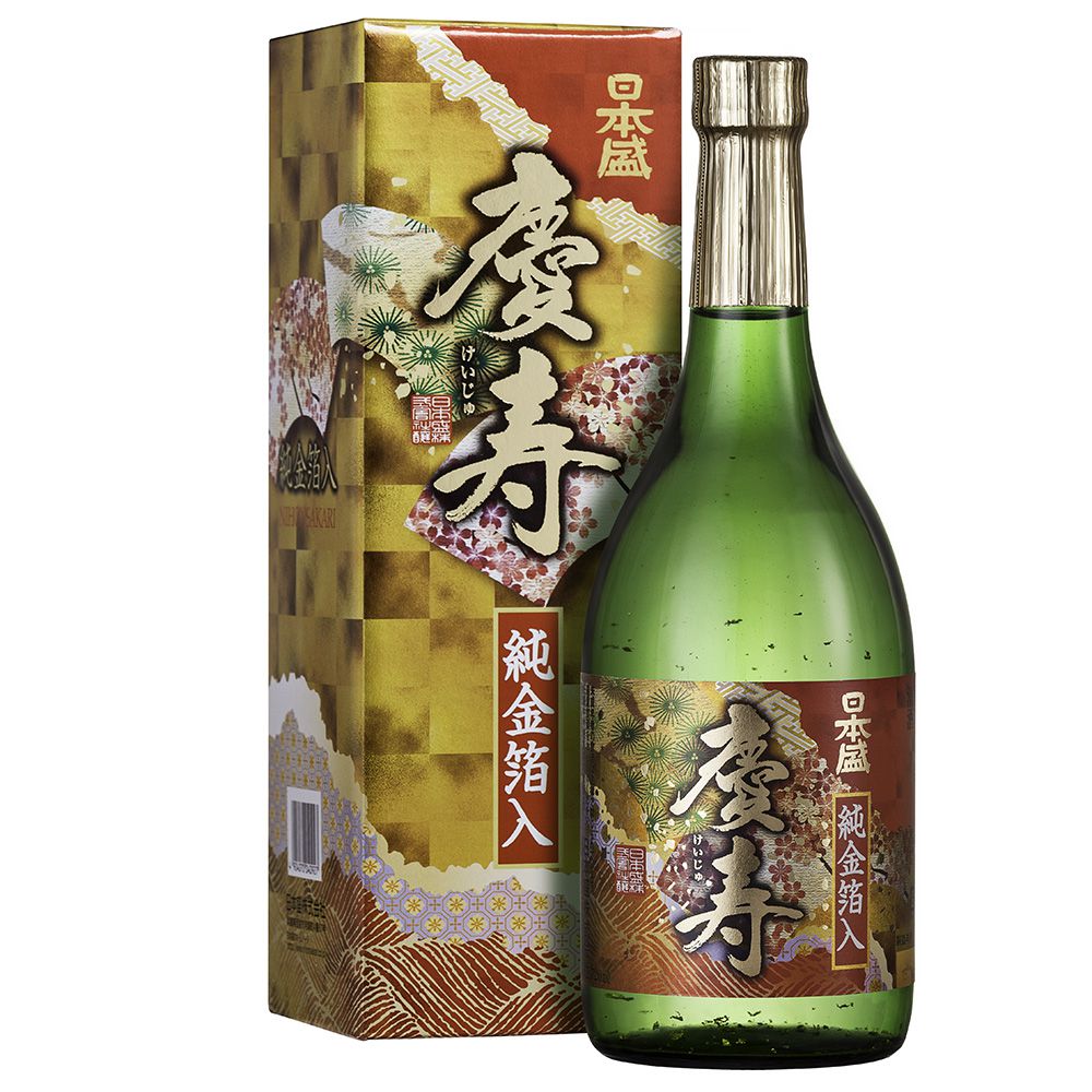 【 KEIJU 】DAMI SAYSUM Sake Keiju Kimpaku Gold 720ml - e-Sakê by Skae