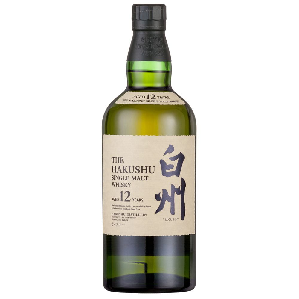 Whisky Suntory The Hakushu Single Malt 12 anos 700ml - e Whisky Suntory The Hakushu Single Malt 12 anos 700ml - e