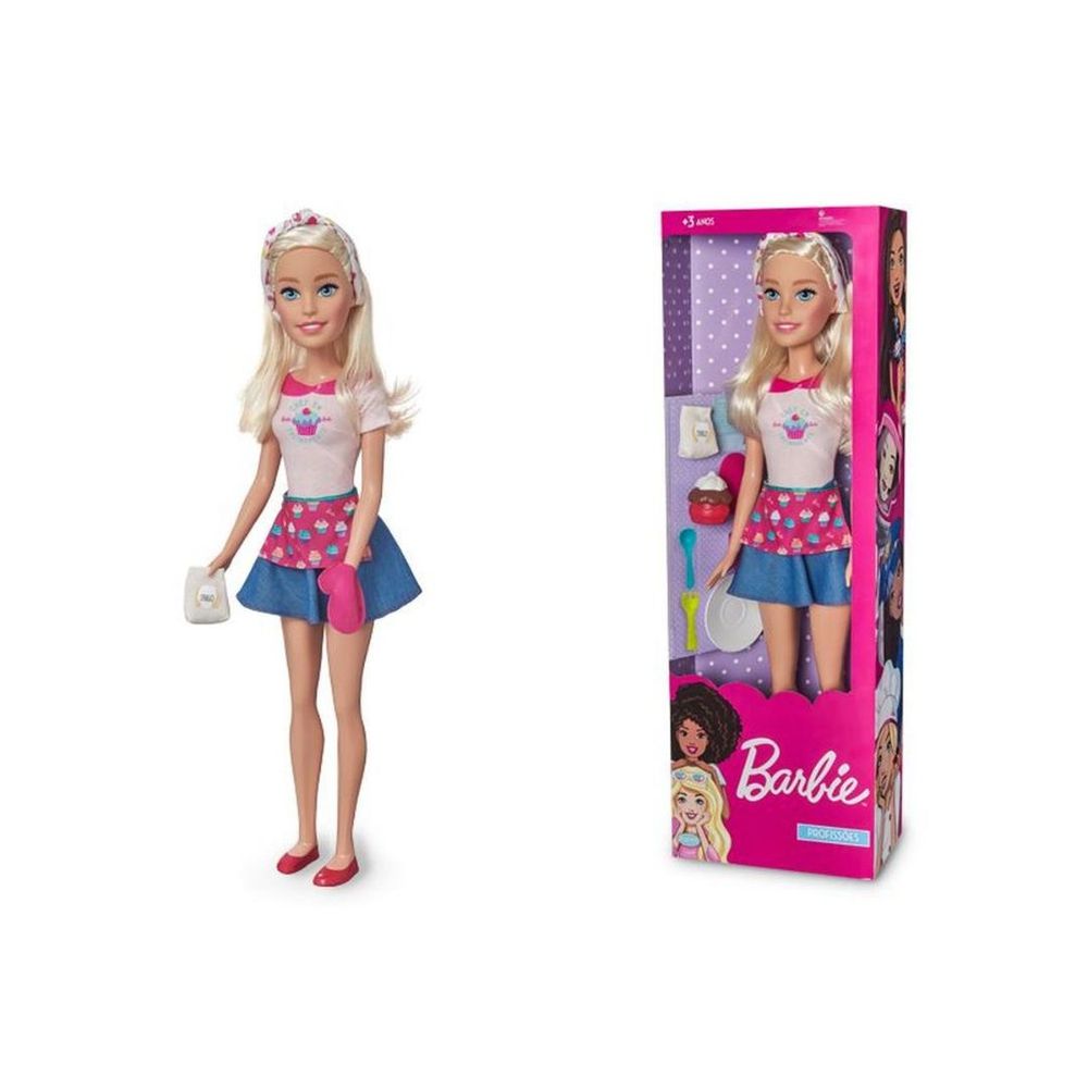 Mini Barbie Styling Head Core 15Cm 1296 Pupee - TudodeFerramentas