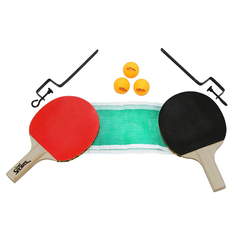 Kit com Raquete e Bolinha Para Tênis de Mesa Ping-pong