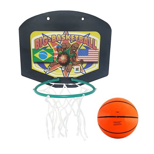 Jogo Infantil De Futebol E Basquete 2x1 C/ Gol Cesta E Rede