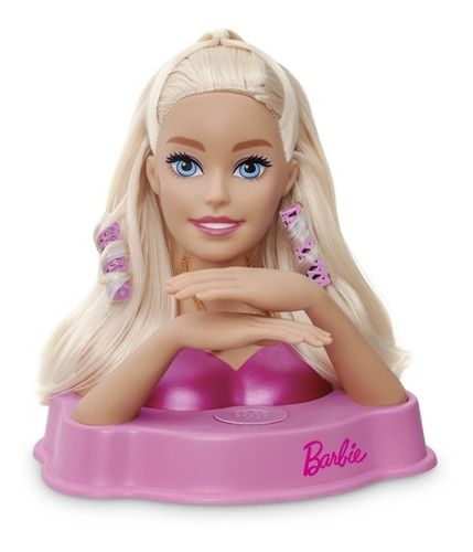 Mini Barbie Styling Head Core 15Cm 1296 Pupee - TudodeFerramentas