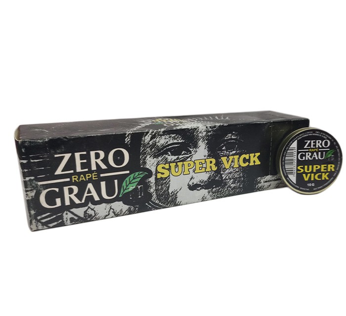 RAPÉ ZERO GRAU SUPER VICK 10G - XINGU (LATA METÁLICA) - Armazém