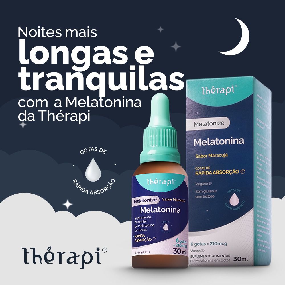 MELATONINA GOTAS MELATONIZE 30ML - FLORAL THERAPI - Armazm Santa Helena |  Gros, Cereais e Economia
